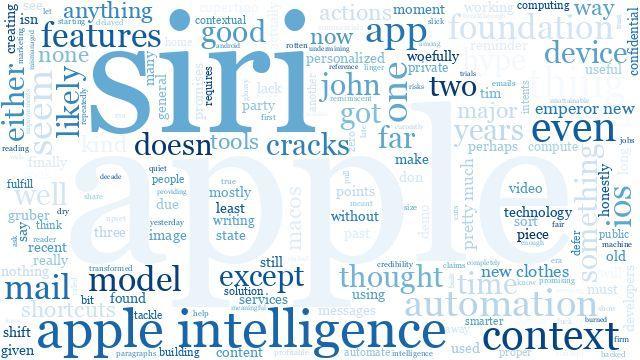 Apple Intelligence: The Emperor's New Clothes