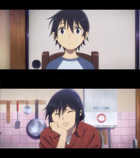 A Heartwarming Dinner Scene in ERASED