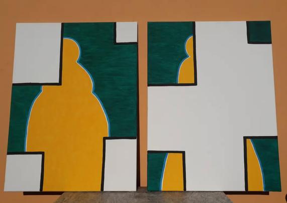 Qui es-tu ?
Peinture à l'huile - diptyque 60x80
Avant 2020