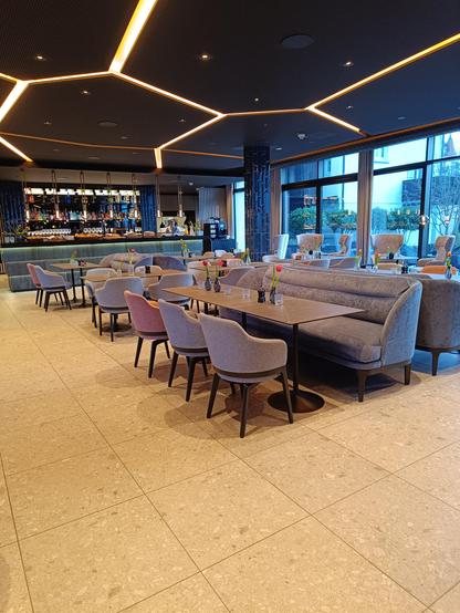 Restaurant Pauls im 4K Hotel moderne Einrichtung