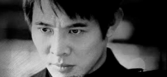 Jet Li, looking intense