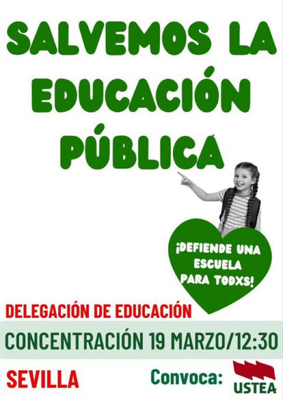 Cartel manifestación 