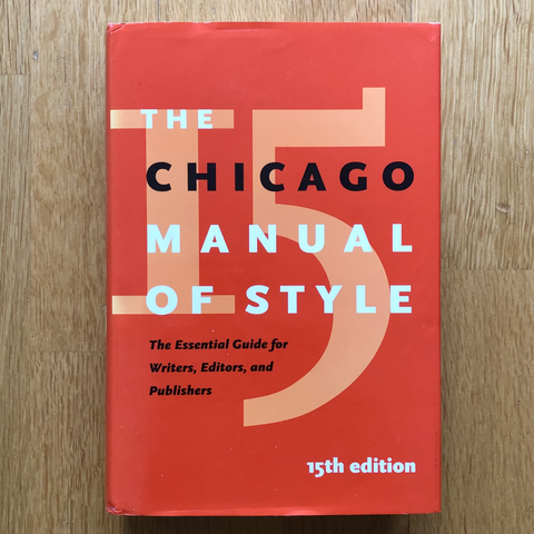 "The Chicago Manual of Style", bible des correcteurs américains 