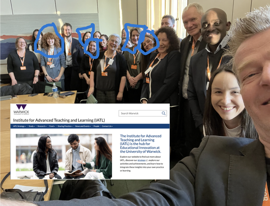 Today I would like to briefly introduce the University of Warwick (www.warwick.ac.uk). I believe it is a model for undergraduate research in Europe.

Supported by the Institute for Advanced Teaching and Learning (IATL), each year hundreds of undergraduates are funded to run independent research projects through the Undergraduate Research Support Scheme (https://warwick.ac.uk/services/skills/urss/).  Warwick leads the annual national Posters in Parliament event (https://warwick.ac.uk/fac/cross_fac/iatl/research/present/pip/), the International Conference of Undergraduate Research (co-organised with students, https://warwick.ac.uk/fac/cross_fac/iatl/research/present/icur/) and Reinvention, the international, interdisciplinary student research journal https://warwick.ac.uk/fac/cross_fac/iatl/research/reinvention/), which has student editors and reviewers.

The picture (selfie by Paul Taylor, BCUR) shows the wonderful Warwick team at this year's Posters in Parliament event in London, from left to right: Fiona Farnsworth, Caroline Gibson, Emma Barker, Fiona O'Brien, and Jane Bryan.

Undergraduate Research Handbook (https://doi.org/10.1017/9781108869508): Emma and Caroline contributed the Chapter on Dissemination in Undergraduate Research to our handbook (https://doi.org/10.1017/9781108869508.022).

All the best
Harald
