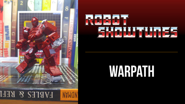 Newage Toys Oddball (G1 Warpath) in robot mode
