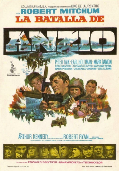 Film sur la Bataille d'Anzio en 1944, pendant la Seconde Guerre Mondiale.