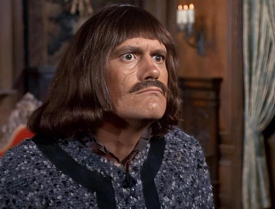 Dick York as Darrin the Bold in a third season episode of Bewitched, 'A Most Unusual Wood Nymph,' which originally aired 13th October, 1966.