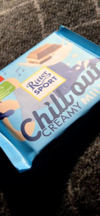 Photo of a Ritter Sport Chill Out Milk chocolate bar
Foto einer Tafel Schokolade Ritter Sport Chill Out Milk
