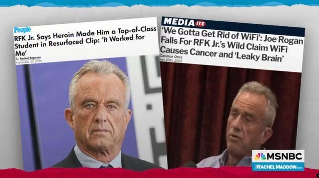 Some of the Bat Shit Crazy beliefs of RFK Jr.
