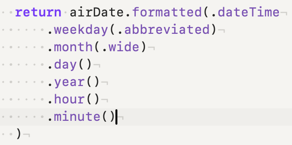 Formatting a date using the iOS 15 date format style API