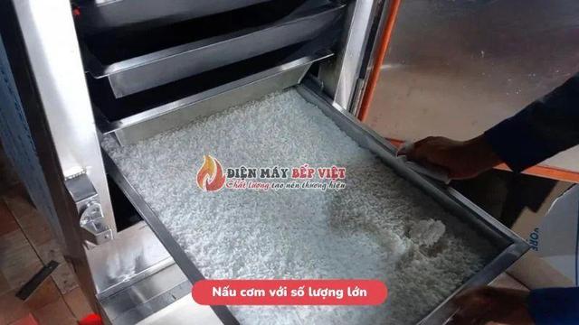Công dụng tủ nấu cơm công nghiệp