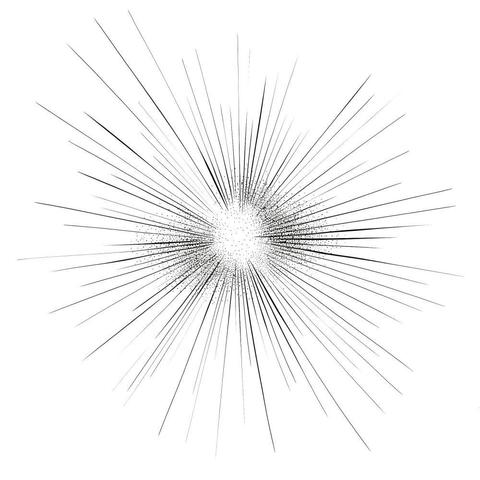 A spark of light