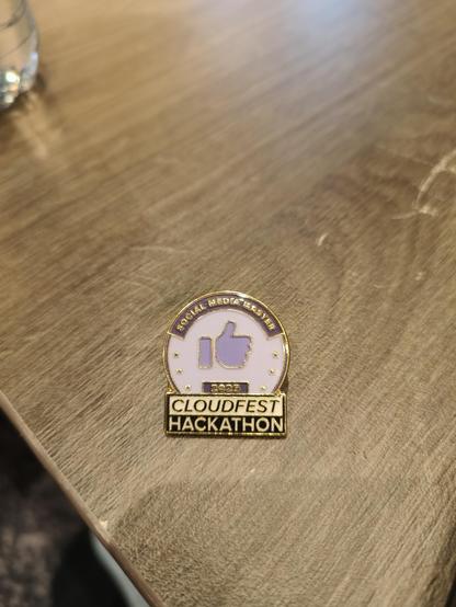 The pin for best Social Media team.