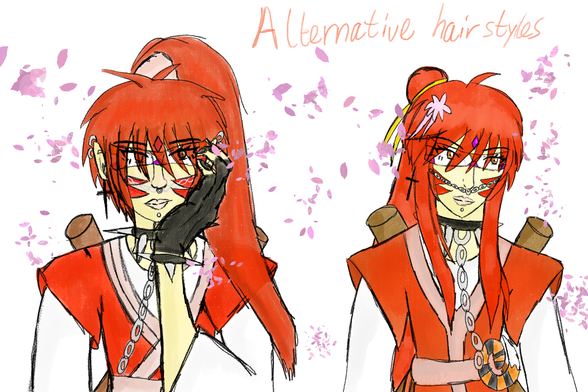Alternative hairstyles (inspired by Hwarang), also my character is based on Shinee Taemin