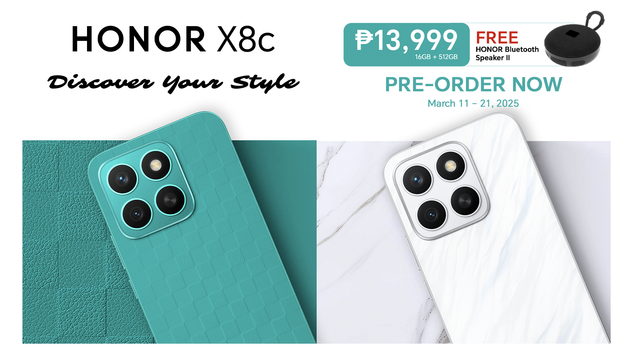HONOR X8c now available.