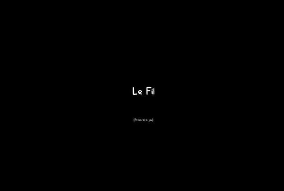 Panneau de lancement "le Fil"