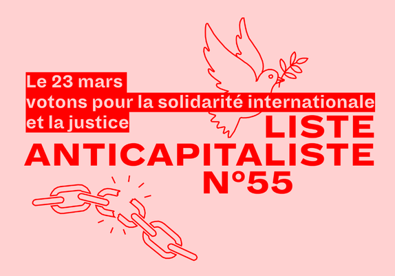Le 23 mars votons pour la solidarité internationale et la justice.