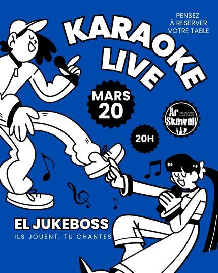 Affiche Karaoke Live du 20 mars 2025