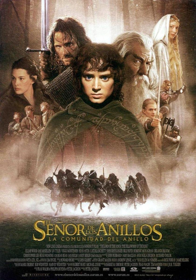 Portada de la película El señor de los anillos: la comunidad del anillo