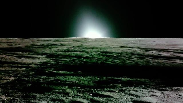 Ein Bild nach Sonnenuntergang - was genau "glüht" da?
