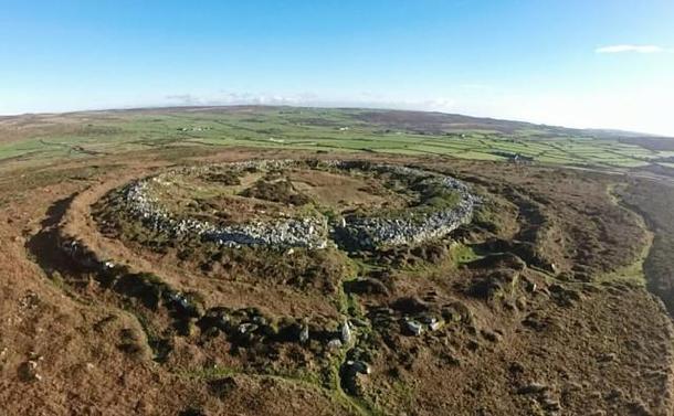The hillfort from air