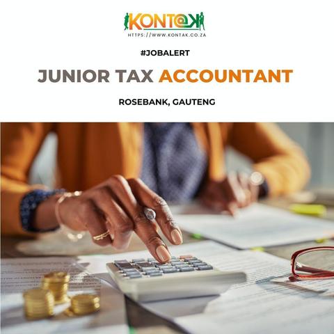 Junior TAX Accountant (JB5208) at Kontak Recruitment in Rosebank, Gauteng 
