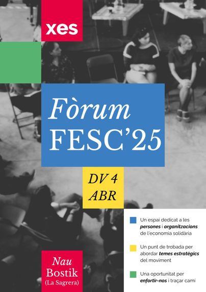 Cartell de l'esdeveniment anunciat que se celebrarà el 4 d'abril a la Nau Bostik