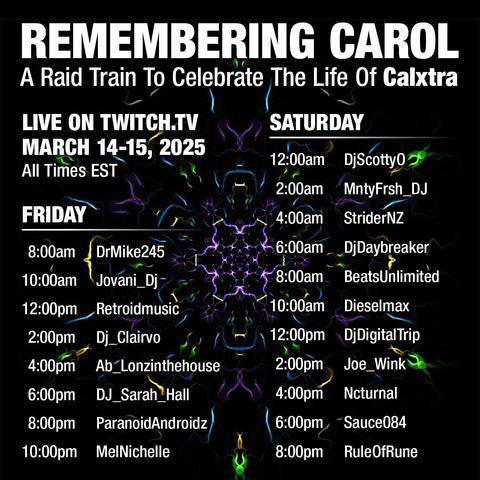 Flyer with a DJ line up