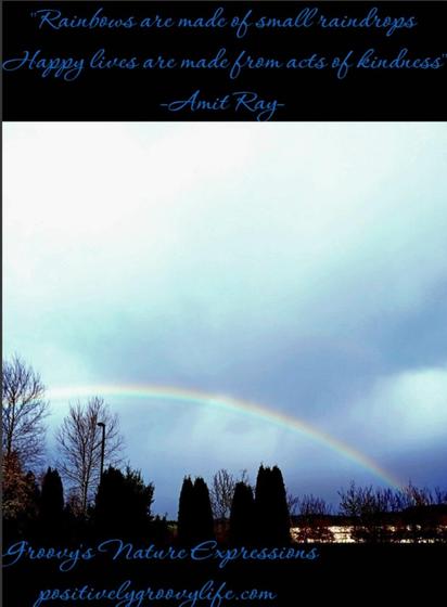 Rainbows are the frequency of God's promise-Groovy-