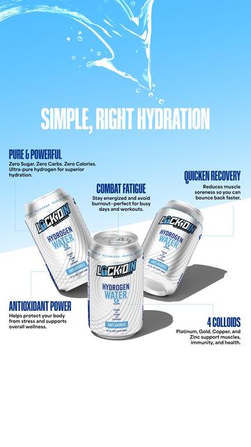 Photo of hydrogen-rich water in cans 

💦 Try it! bit.ly/3uztxch

#antioxidant $ltnc #H2