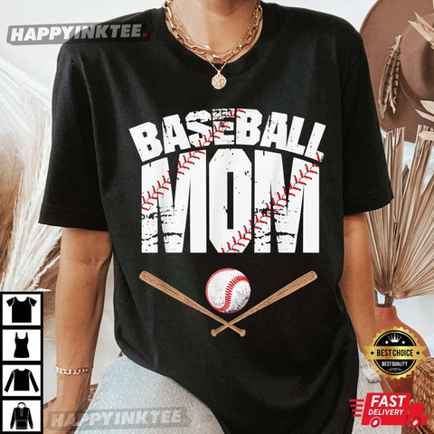 Baseball Mom Mother’s Day T-Shirt