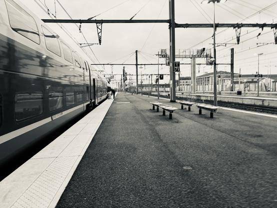 Gare de Perpignan voie E
