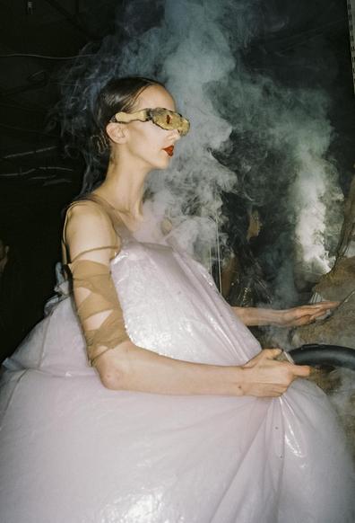 A smoke creature fuming omniously