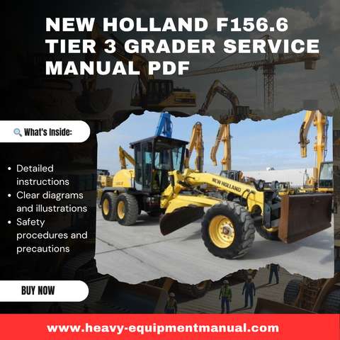  PDF - New Holland F156.6 Tier 3 Grader Service Manual