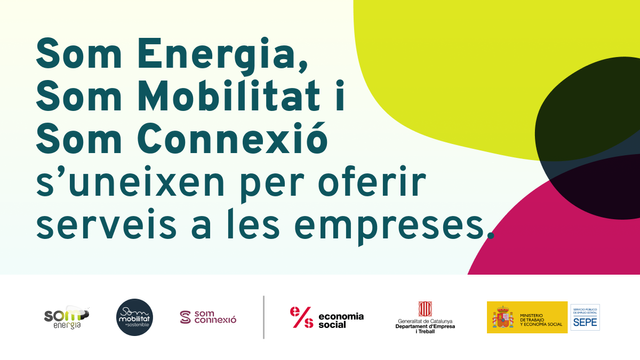 Les tres Som ens unim per oferir serveis a les empreses.