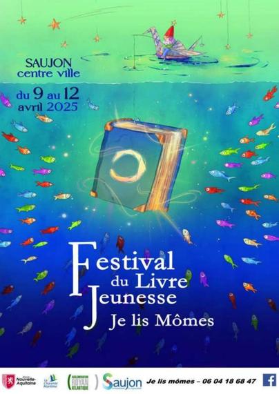 Affiche Festival du livre jeunesse de Saujon