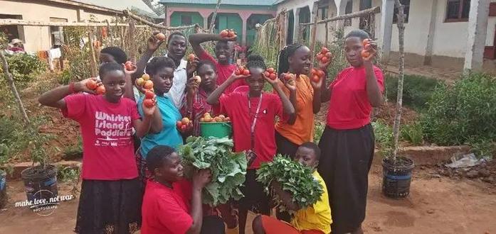 Proud young farmers 