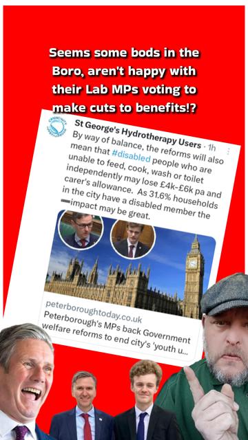 Peterborough's TWO Labour MPs voted for Welfare Reform!