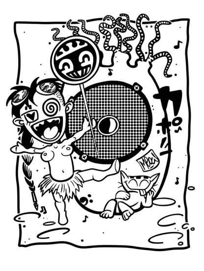 Le près à sérigraphié 
M3ØW ArtWorK ©