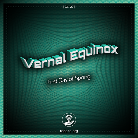 First Day of Spring #VernalEquinox @RADAKO_npo
