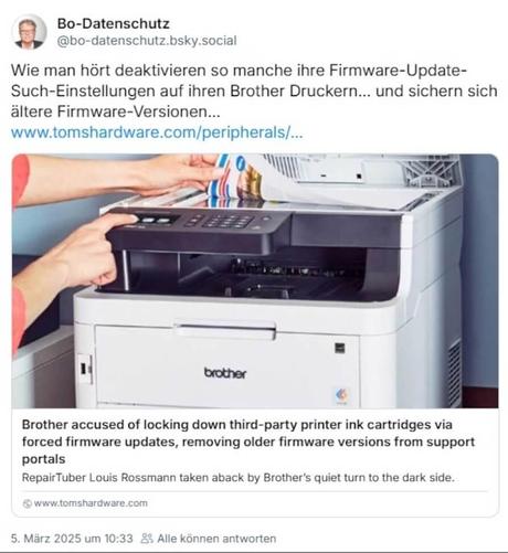 Is Brother blocking third-party ink & toner with firmware updates? 🤔 Get the truth behind the claims and find out how it could affect your printer! 🔍💡 #TechNews #PrinterIssues #InkToner #BrotherPrinter #FirmwareUpdate #TechTips