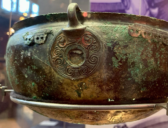The Anglo-Saxon High Toynton Hanging Bowl from Lincolnshire. 