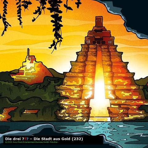 Die drei ??? - Die Stadt aus Gold / Cover (Detail)