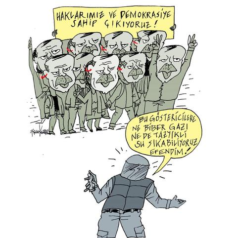 Demonstrators have new way