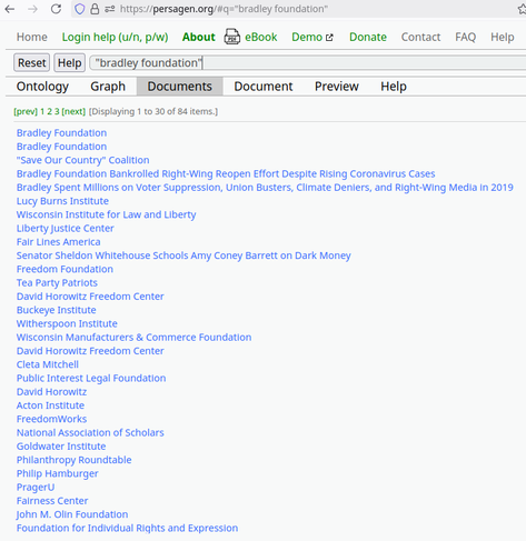 Bradley Foundation: Far-right operative Chris Rufo rewarded
https://www.importantcontext.news/p/chris-rufos-big-right-wing-score

* billionaire-backed dark money/rt-wing group

Groups like Bradley Foundation (Heritage Foundation; Council for National Policy; Federalist Society; ALEC; Family Research Council; ...) largely responsible for Trump2 reich

#TransLivesMatter
#Trump #fascism #DarkMoney #DAF #ChrisRufo #CRT #Christofascism #transgenocide

persagen.org >>
"bradley foundation" 
#chris* rufo"

https://persagen.org/wpi/transgenocide/docs/transgenocide.pdf