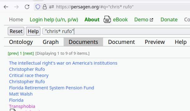 Bradley Foundation: Far-right operative Chris Rufo rewarded
https://www.importantcontext.news/p/chris-rufos-big-right-wing-score

* billionaire-backed dark money/rt-wing group

Groups like Bradley Foundation (Heritage Foundation; Council for National Policy; Federalist Society; ALEC; Family Research Council; ...) largely responsible for Trump2 reich

#TransLivesMatter
#Trump #fascism #DarkMoney #DAF #ChrisRufo #CRT #Christofascism #transgenocide

persagen.org >>
"bradley foundation" 
#chris* rufo"

https://persagen.org/wpi/transgenocide/docs/transgenocide.pdf
