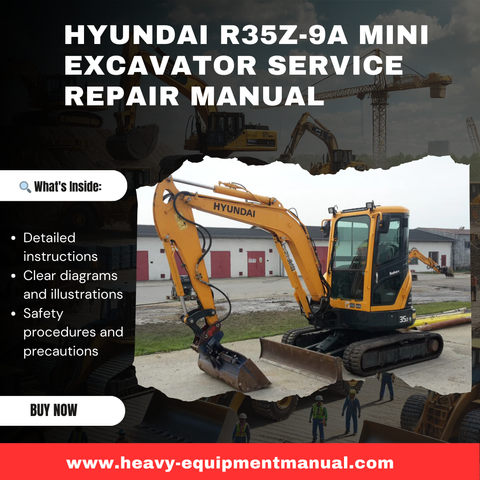 Hyundai R35Z-9A Mini Excavator Service Repair Manual