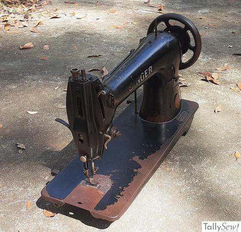 Singer 31-15 from the left end