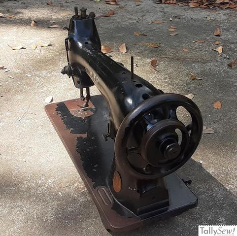 Singer 31-15 from the right end