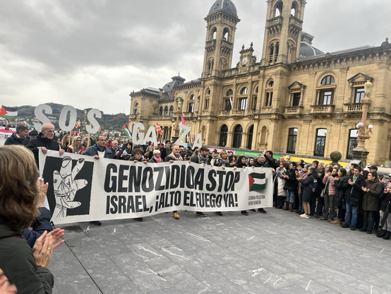 Genozidioa STOP! manifestazioa Donostian